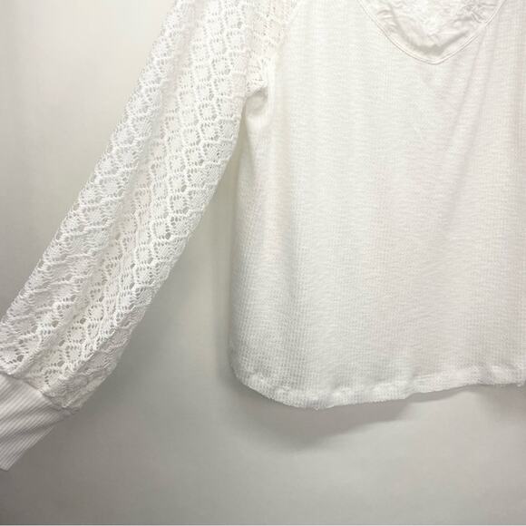 Free People Sweetest Thing Thermal Top Size Medium - Picture 9 of 15